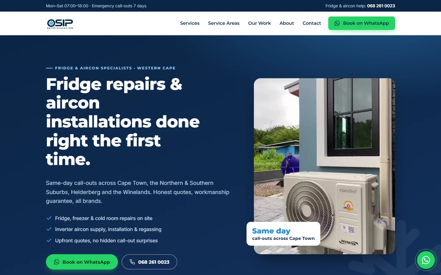 OSIP Refrigeration website